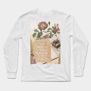 Collage & Quote #4 Long Sleeve T-Shirt